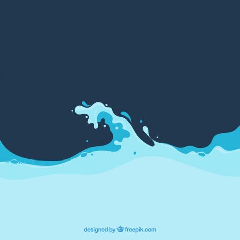 Water Illustration Vector, Water Background Drawing, Water Illustration Design, Water Splash Illustration, Water Splash Background, Water Presentation, Splash Illustration, Water Vector, Planet Project