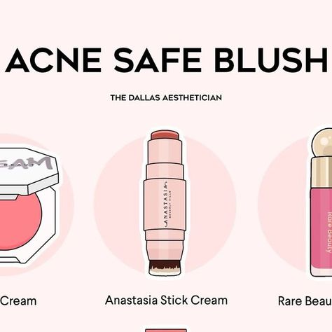 Savanna Boda on Instagram: "🎀 acne safe blush 🎀

what products should I do next?
🎀 concealer 
🎀 setting powder
🎀 bronzer 
🎀 setting spray" Acne Safe Powder, Powder Bronzer, Setting Spray, Setting Powder, Bronzer, Concealer, Blush, Spray, Acne