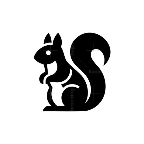 minimalist squirrel unique iconic modern Squirrel Logo. Squirrel Outline, Squirrel Line Art, Celtic Squirrel, Squirrel Icon, Animal Icon Design, Geometric Squirrel, Storage Logo, Squirrel Clipart Black And White, Squirrel Silhouette