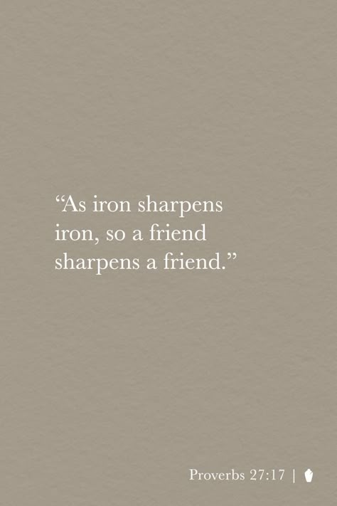 Friendship Bible, Verses About Friendship, Bible Proverbs, Proverbs 27 17, Ayat Alkitab, Inspirational Bible Quotes, Biblical Quotes, Bible Verses Quotes Inspirational, Inspirational Bible Verses