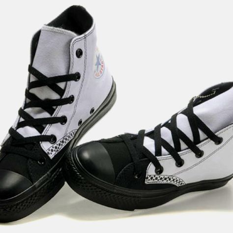 Revamped! Converse All Star High, High Top Shoes, Converse All Star, Top Shoes, High Top, Black Men, Converse, Black White, White