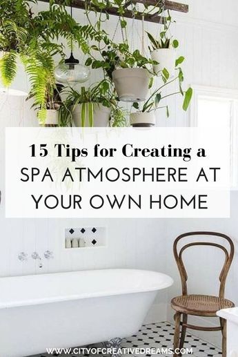 15 Tips for Creating a Spa Atmosphere at Your Own Home | City of Creative Dreams spa bathroom, spa bathroom ideas, spa bathroom decor, spa bathroom diy Spa Bathroom Decor, Dreams Spa, Walk In Shower Designs, Spa Candle, Spa Ideas, Spa Decor, Diy Tile, Master Decor, Diy Spa