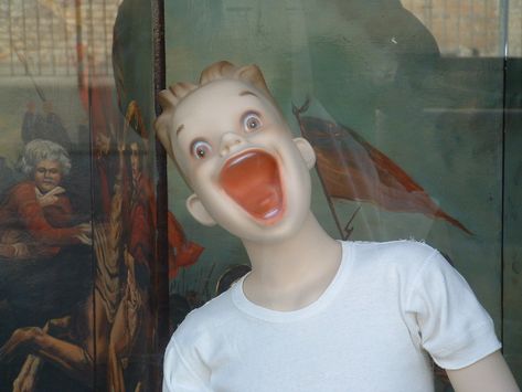 Creepy Mannequin, Mask, Anime