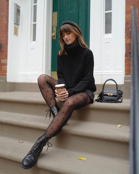 R O C K Y B A R N E S on Instagram: “Saturdays in the city☕️📷 @matt_coop” Rocky Barnes Style, Rocky Barnes, Women Legs, Winter Looks, New Wardrobe, Sweater Weather, Womens Oxfords, Coach Dinky Crossbody, A R