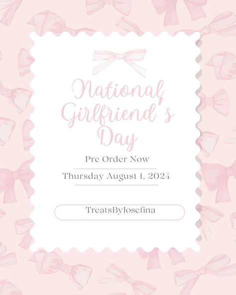 Now booking for National Girlfriend’s Day!🩷🩷🌷 send me a message through DM or # on my bio✨ 🩷PRE ORDER FOR AUGUST 1ST🩷 Make sure to put in your order before the deadline to secure your strawberries 🍓 Repost & send this to your significant other to get a hint🤭 You’re welcomed to send any inspiration pictures, I’m willing to recreate any ideas🩷 #maderacalifornia #559treats #nationalgirlfriendday #gfday#giftforgirlfriend #gifts#chocolatestrawberries #strawberries#hk#hellokittystrawberries #f... National Girlfriends Day August 1, National Girlfriend Day, Girlfriends Day, Send Me A Message, August 1st, Now Booking, Significant Other, Send Me, Make Sure