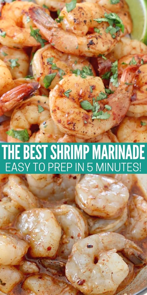 Shrimp Marinades, Shrimp Marinade Recipes, Best Grilled Shrimp, Grilled Shrimp Seasoning, Grilled Shrimp Marinade, Dinner On The Grill, Shrimp Marinade, Shrimp Kabobs, Recipes By Ingredients