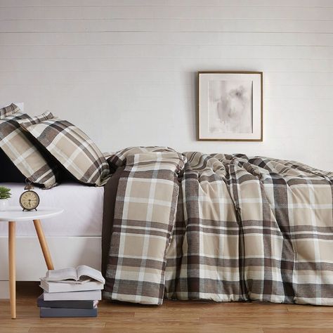 Plaid Comforter, King Duvet Set, Twin Xl Duvet Covers, Twin Xl Comforter, King Comforter Sets, Queen Comforter Sets, Bedding Stores, Bed Sets, Queen Comforter