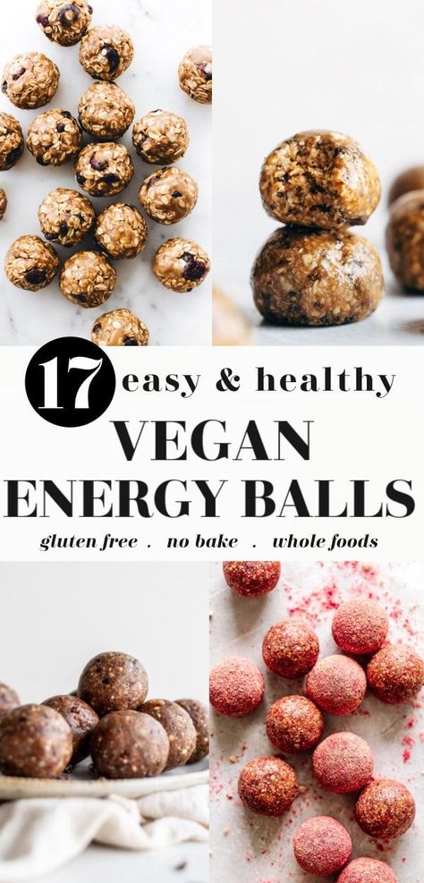 Vegan Energy Balls, Peanut Butter Energy Bites, Dairy Free Protein, Gluten Free Protein, Energy Ball Recipe, Healthy Vegan Snacks, Protein Balls, Vegan Peanut Butter, Bliss Balls