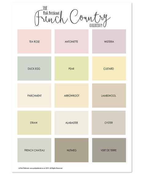 https://i.pinimg.com/originals/1e/66/55/1e665584a6313c62c3cc40707f45fb36.gif Country Color Palette, French Country Paint Colors, Country Paint Colors, French Country Color Palette, French Country Colors, French Country Rug, Country Colors, Muebles Shabby Chic, French Country Bathroom