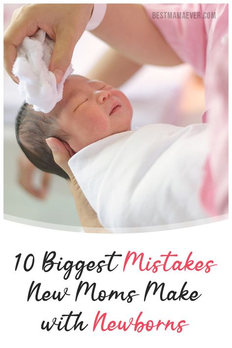 10 Common Mistakes Parents Make with Newborns: Raising a baby means a lot of hard work and new learnings. No one is perfect and it’s okay to fail sometimes, what’s important is that you put your child’s sake first before anything else. #NewParents #ParentingMistakes #Newborn #NewMom #RaisingKids #Parenting Mommy Ideas, Quilted Items, Parenting Mistakes, Newborn Needs, Not Your Baby, Newborn Baby Care, Newborn Baby Tips, Conscious Parenting, No One Is Perfect