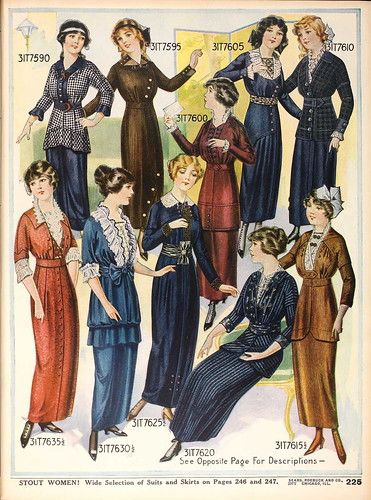 1914 Fashion, Simplicity Patterns Vintage, Arte Grunge, 1910s Fashion, Afternoon Dress, Gibson Girl, Vintage Illustrations, Fashion Catalogue