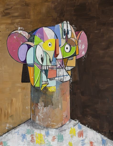 George Condo Paintings, Condo Art, George Condo, Trending Art, New York Art, Famous Art, Cubism, Famous Artists, Art Abstrait