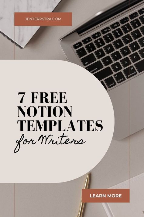 7 free Notion templates for writers for planning, drafting, and publishing creative writing // jenterpstra.com Novel Planning Templates Free, Notion Template Ideas For Writers, Notion For Artists, Notion For Writers Template, Writing Schedule Template, Notion For Authors, Notion Novel Writing Template, Book Writing Template Free Printable, Writer Notion Template