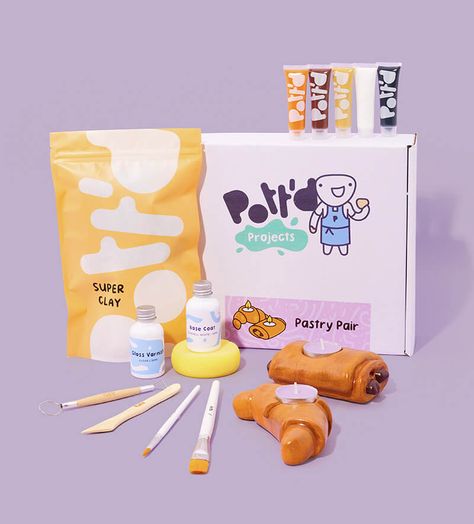 Home Pottery Kits At Home Pottery, Home Pottery, Pottery Kit, Halloween Pumpkins Painted, Crafty Gifts, Presents For Friends, Art Bundle, Love Craft, School Holidays