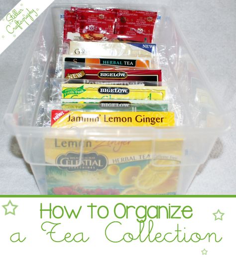 How To Organize Tea Bags, Tea Bag Storage Ideas, Tea Organization Ideas, Organize Tea Bags, Tea Area, Housing Plans, Organize Ideas, Door Shelf, Tea Organization