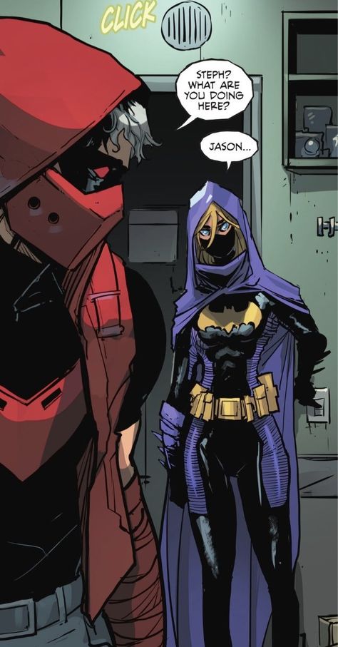 Batgirl Suit, Steph Brown, The Red Hood, Batman Catwoman, Hiro Big Hero 6, Batfamily Funny, Robin Comics, Red Hood Jason Todd, Cassandra Cain