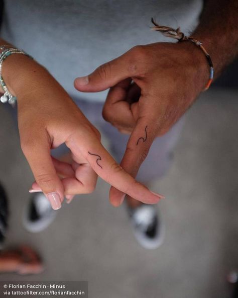 Matching Couple Tattoo, Small Nature Tattoo, Infinity Tattoos For Couples, Unique Infinity Tattoo, Infinity Couple Tattoos, Tattoos For Couples, Hawaii Tattoos, Matching Friend Tattoos, Small Matching Tattoos