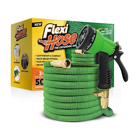 20 Garden Hoses for Hydrated Lawn - Easiest Ways to Water Your Yard Hose Holder, Garden Hoses, Hose Nozzle, Better Homes And Garden, Water Hose, Brass Fittings, Dream Houses, Pipe Fitting, Horse Stuff