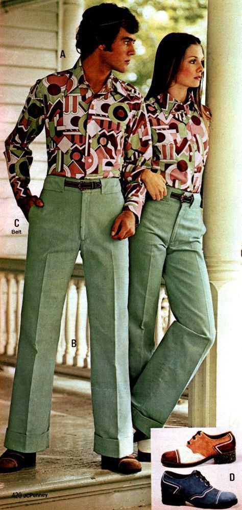 70s Matching Outfits, 1970 Style Woman, 70s Fashion Couple, 70s Mansion, 80 Fashion Outfits 80s Style, 80 Fashion Outfits 80s Style Women, Twin Tuesday, 70s Mens Fashion, 1970s Clothing