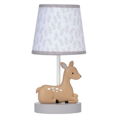 Wall Clock Digital, Lambs & Ivy, Lamp With Shade, Interior Lighting Ceiling, Nursery Lamp, Decorative Leaves, Parasol Base, Deer Park, Elephant Plush