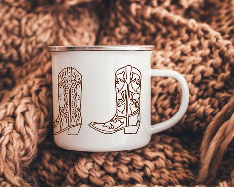 Coastal Cowgirl Aesthetic, Aesthetic Western, Cowgirl Print, Cowboy Coffee, Cowgirl Gifts, Merry Bright Christmas, Cowgirl Aesthetic, Camping Coffee, Fall Apples