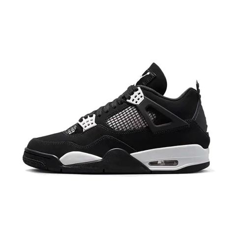 Nike Air Jordan 4 Retro "OREO PANDA" Air Jordan 4 Retro Oreo, Rosa Jordans, Jordan 4 Retro Oreo, Nike Jordan Retro 4, Retro 4 Oreo, All White Jordans, Retro 4 Jordans, 4s Jordans, Black And White Jordans