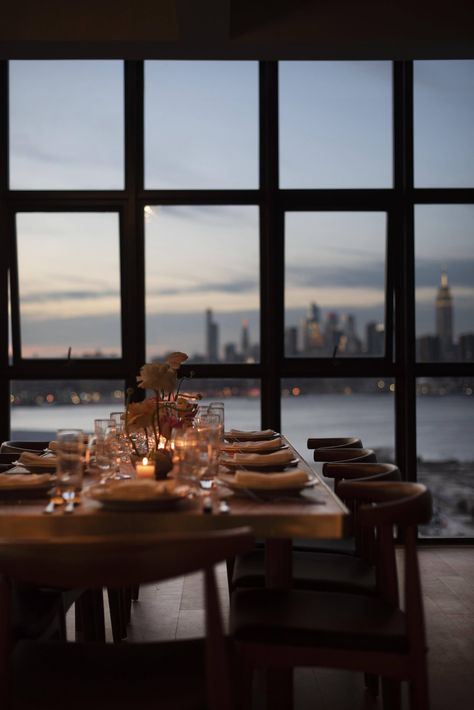 Hotel Penthouse, Brooklyn Wedding Venues, Wythe Hotel, Nyc Wedding Venues, New York Wedding Venues, Family Style Dinner, Smallest Wedding Venue, Wedding Reception Locations, Ceremony Seating