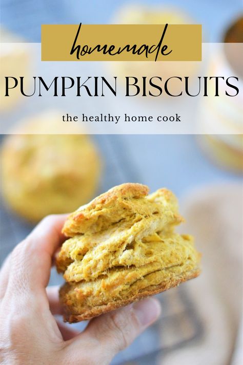 Homemade Pumpkin Biscuits - The Healthy Home Cook Pumpkin Biscuits Recipe, Pumpkin Biscuits, Savoury Biscuits, Pumpkin Desserts, Autumn Recipes, Fall Recipe, Food Favorites, Healthy Pumpkin, Homemade Pumpkin