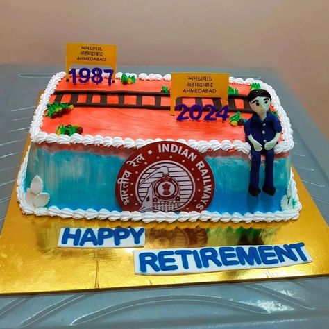 Retirement theme cake #cakes#retirement #customizedcake #themecake #cakesinsta #cakesinstagram #foodinsta #foodieahmedabad #cakeartist #cakeart #vastral#ahmedabad_instagram Retirement Cakes For Men, Retirement Theme Cake, Retirement Cake, Happy Retirement, Cakes For Men, Theme Cake, Retirement Parties, Ahmedabad, Cake Art