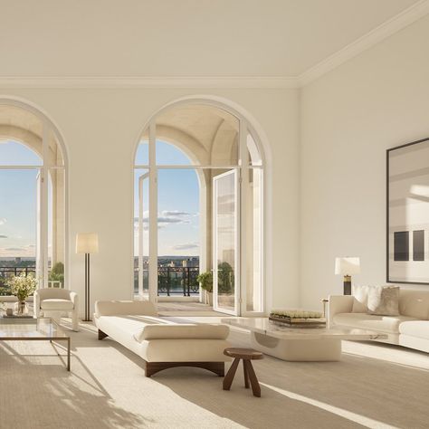 Robert Am Stern, Upper East Side Penthouse, Hangout Room, Long Living Room, Flipping Houses, Upper East Side, Residential Building, East Side, Luxury Real Estate