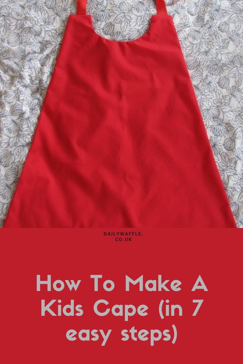 Couture, Homemade Capes Costume, Make A Cape Diy, Simple Cape Pattern, Simple Cape Diy, How To Make A Cape Diy, Princess Cape Pattern, Toddler Cape Pattern Free, How To Make A Cape For Kids