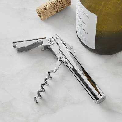 All-Clad Stainless Steel Waiters Corkscrew Wine Opener Wine Key, Wine Corkscrew, Make Your Own Wine, Wine Aerator, Kitchen Tool Set, Wine Bottle Opener, Stainless Steel Cleaning, Beer Opener, Wine Opener