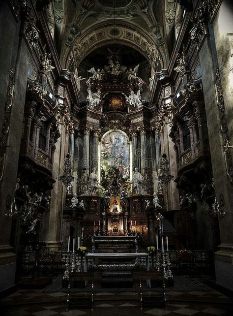 Rococo Gothic Aesthetic, Old Gothic Architecture, Spanish Gothic Aesthetic, Gothic Religious Aesthetic, Castle Room Aesthetic, Victorian Cathedral, Gothic Aesthetic Victorian, Gothic Victorian Aesthetic, Victorian Gothic Aesthetic