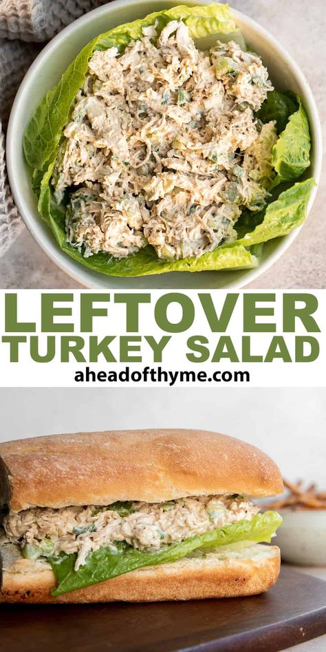 Leftover Turkey Salad Leftover Turkey Salad Sandwiches, What Can I Make With Leftover Turkey, Best Turkey Salad Recipe, Leftover Turkey Salad Recipes, Turkey Salad Recipe Leftover, Turkey Recipes Leftover, Shredded Turkey Sandwiches, Smoked Turkey Salad, Leftover Turkey Sandwich Recipes