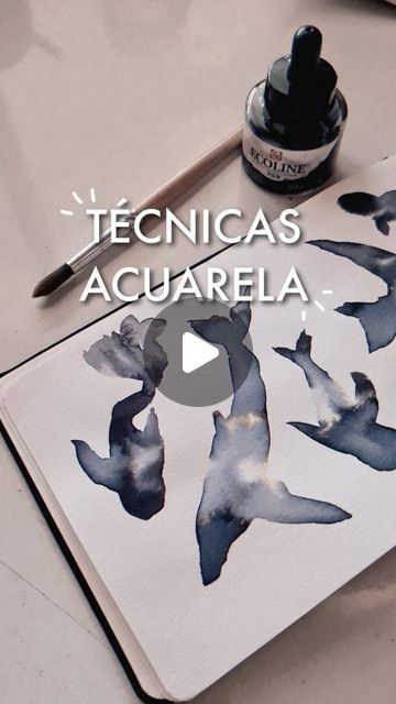 𝑨𝒈𝒂𝒕𝒂 🦋 on Instagram: "🎨 2 técnicas en acuarela que tienes que probar 🎨  Yo hace poco que he descubierto estas técnicas y me han parecido una pasada 😍 en especial la primera, porque es súper relajante ✨️  Cuál es vuestra favorita? Y para qué las utilizaríais? 🤔  #art #arte #artist #artista #watercolor #acuarela #acuarelas #watercolorpainting #watercolortips #watercolorart #artreels" November 2, On Instagram