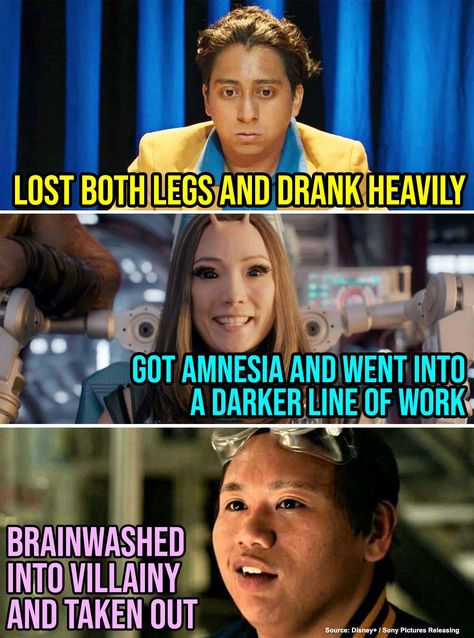 Marvel Incorrect Quotes, Ned Leeds, Logan Movie, Mcu Characters, Marvel Rogue, Marvel Comics Funny, Marvel Facts, Character Change, Dark Comics