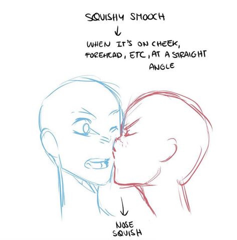 Anime Kiss Reference, Kiss Reference, Reference Drawing, Body Reference Drawing, Drawing Expressions, Poses References, Figure Drawing Reference, Anime Drawings Tutorials, Drawing Practice