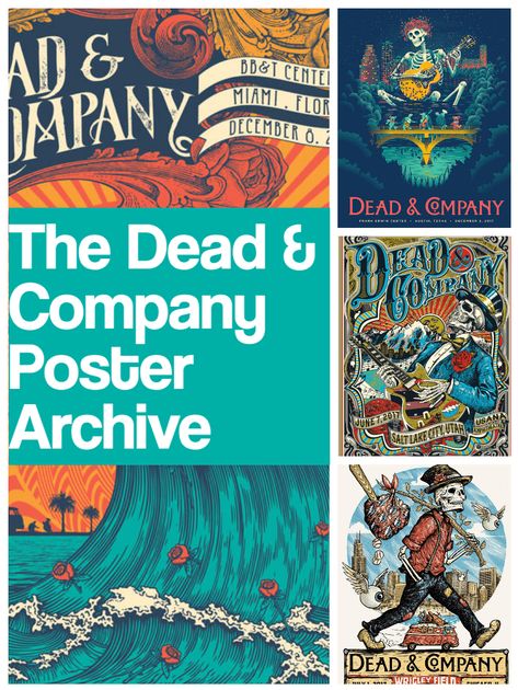 Over 50 unique posters from Dead & Company shows since 2016 💀 Company Poster, Cuyahoga Falls, Tour Poster, Dead And Company, Concert Poster, Unique Poster, Tour Posters, John Mayer, The Run