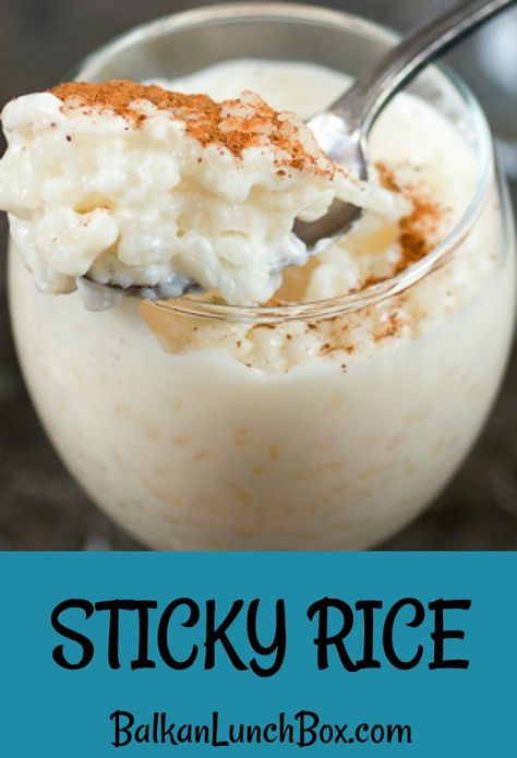 Sticky Rice Dessert Recipe, Sticky Rice Pudding, Rice Dessert Recipes, Fantastic Dessert, Pudding Rice, Sticky Rice Cakes, Sweet Sticky Rice, Rice Pudding Recipes, Rice Desserts