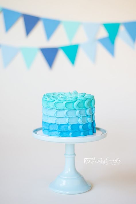 Cake smash, cake smash and splash, boy cake smash, blue tone cake smash, savage bone backdrop, blue and teal cake smash, indoor one year shoot, smash cake, Ashley Danielle Photography: Seattle Baby Photographer | Maple Valley, WA Teal Cake, Boy Cake Smash, Smash Cake Boy, Boy Cake, Baby Boy Cakes, Fondant Cupcakes, Baby Boy Birthday, Cake Smash Photos, 1st Birthday Cake