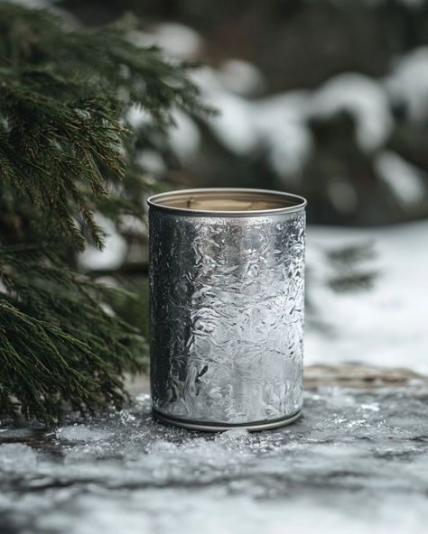 Lady takes an old tin can, creates a magical DIY that I didn't think was possible Tin Can Upcycle, Tin Can Christmas, Old Glass Bottles, Aluminum Can Crafts, Tin Ornaments, Ice Blocks, Aluminum Can, Wooden Decks, Diy Planters