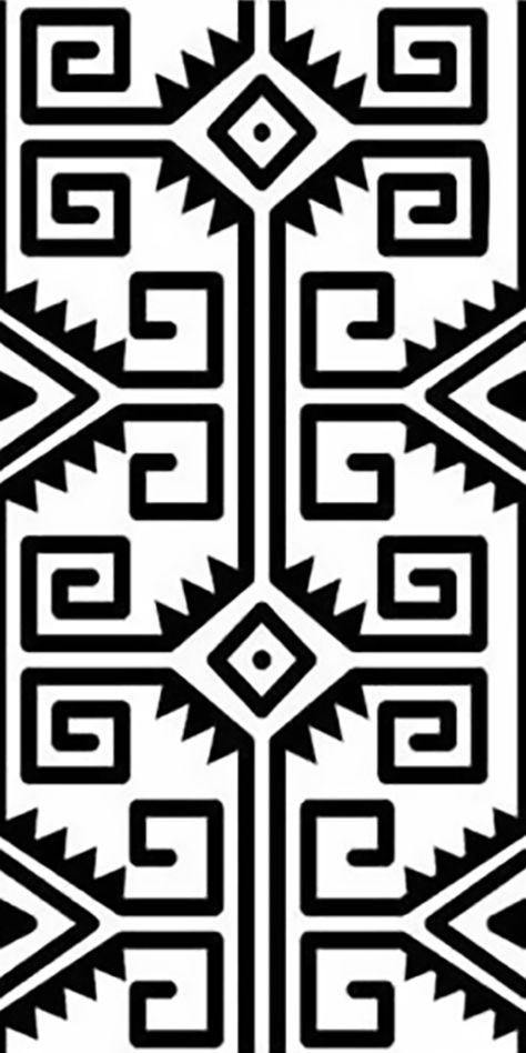 Kokopelli Art, Line Tattoo Ideas, Geometric Design Art, Aztec Art, Line Tattoo, Next Tattoo, Stencil Patterns, African Pattern, Aztec Pattern