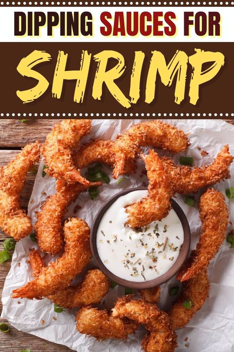 Try these tasty dipping sauces for shrimp to kick dinner up a notch. From cocktail to soy ginger to garlic butter, these sauces are bound to be a hit. Easy Sauce For Shrimp, Breaded Shrimp Dipping Sauce, Dipping Sauce For Grilled Shrimp, Panko Shrimp Dipping Sauce, Sauce For Breaded Shrimp, Dip For Shrimp Sauce Recipes, Fried Shrimp Sauce Recipes, Breaded Shrimp Sauce, Popcorn Shrimp Sauce