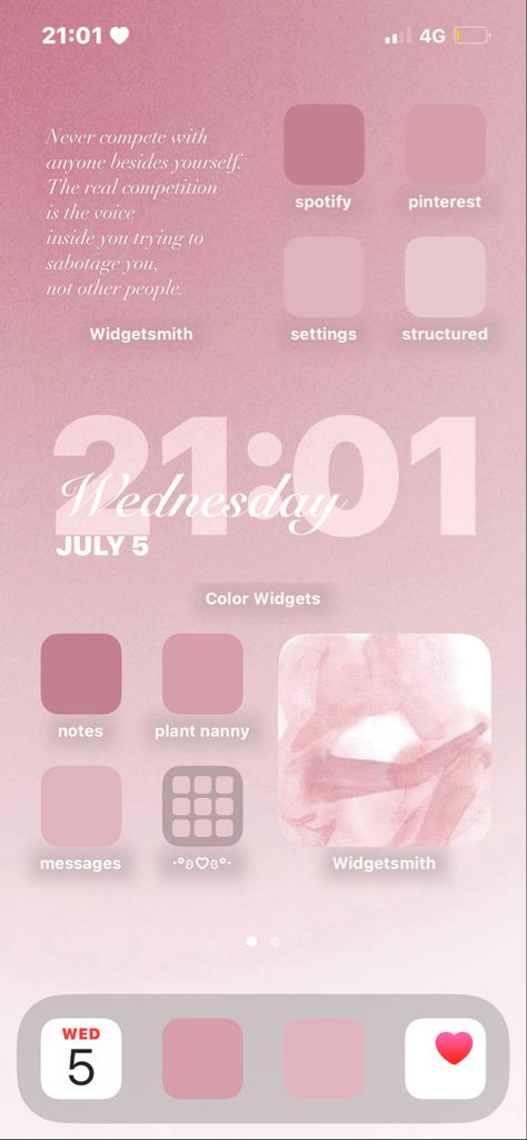 Pink Ios 16 Homescreen Widgets, Cute Iphone Customization, Pink Widgets Ideas, Pink Iphone Wallpaper Layout, Light Pink Ios 16 Homescreen, Pink Cellphone Aesthetic, Pink Iphone Theme Ideas, Iphone Layout Homescreen Ideas Pink, Pink Iphone Layout Aesthetic