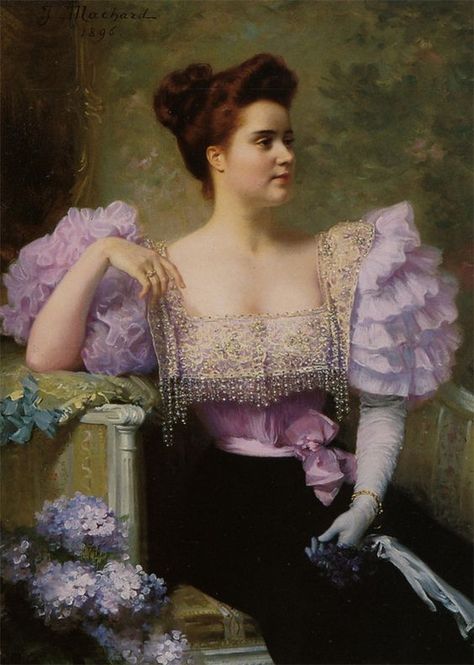 Franz Xaver Winterhalter, Purple Decor, Victorian Women, A4 Poster, Victorian Art, Edwardian Fashion, Woman Painting, Historical Fashion, Fashion History