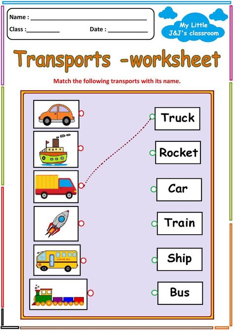 Transports worksheet for kindergarten children Worksheet On Transport For Kindergarten, Transportation Worksheet Kindergarten, Transportation For Kindergarten, Transport Worksheets For Kindergarten, Evs Worksheets For Kindergarten, Preschool Weather Chart, Kindergarten Transportation, Evs Worksheet, Jolly Phonics Songs