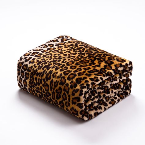 PRICES MAY VARY. 300GSM FLANNEL FLEECE - Made of 300 GSM Microfiber, which is ultra soft and warm. The special technique makes this blanket more durable and it will stay warm and cozy all year round. PERFECT SIZE - This flannel Leopard throw blanket measures 50x70 inch, it could cover all over your body, perfect for kids and teenager. Suitable for couch, sofa, chair and toddler bed, could also be used as a pet blanket. It is also easy to take and storage. UNIQUE DESIGN - This yellow leopard prin Cheetah Throw Blanket, Animal Print Blanket, Cheetah Print Blanket, Cheetah Blanket, Leopard Print Blanket, Leopard Home Decor, Chirstmas Gifts, Leopard Blanket, Bedroom Revamp