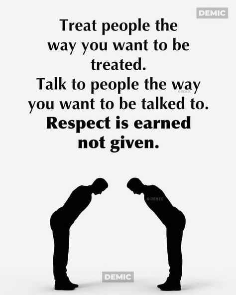 Respect is earned not given. Earned Not Given, Respect Is Earned, Treat People, I Love Him, Love Him, I Can, Quotes, On Instagram, Instagram