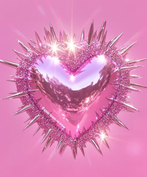 HEART PROTECTION💝 No no no no…Don’t funk with my heart 💘 Xo, Heather . . #glitterart #glitteraesthetic #pinkaesthetic #3DArt #heartart #pinkvibes #pinkvibes💕 Crazy Pink Aesthetic, Pink Heavy Metal Aesthetic, Pink Trap Aesthetic, Nail Wallpaper Aesthetic, Girly Punk Aesthetic, Pink Trippy Aesthetic, Boujee Pink Aesthetic, Bejeweled Aesthetic, Galactic Glamour