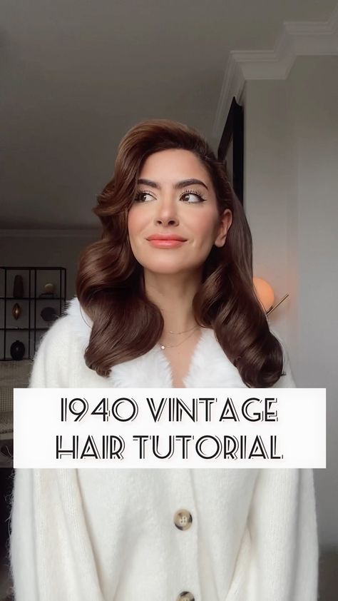 sarahangius on Instagram: Fancied a vintage hairstyle today🤍 Who’s inspired to try this? Tag your bestie🥰 #vintagestyle #hairtutorial #sarahangius Sarah Angius, Vintage Hairstyles Tutorial, Vintage Hairstyle, Channel Setting, Hair Tutorials, Hair Today, Vintage Hairstyles, Pear Shape, Post On Instagram